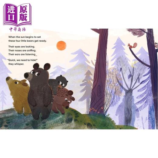【中商原版】大熊来了 Big Bear Is Coming 英文原版 儿童绘本故事 捉迷藏图画书 睡前亲子读物 趣味绘本 进口童书 3-6岁 商品图1