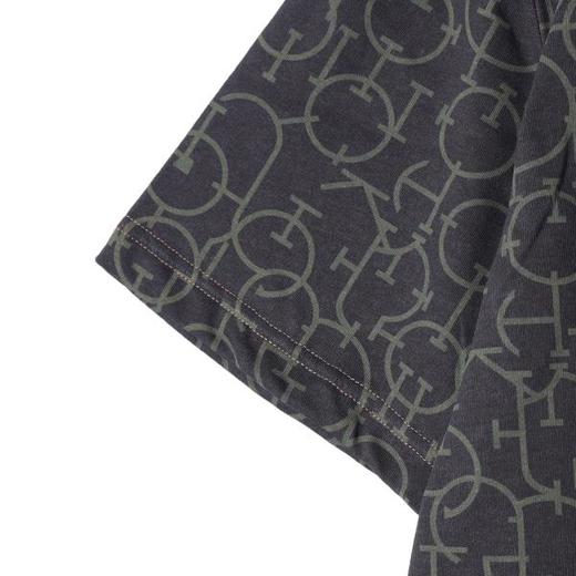 SDSA男装2026新款高贵轻奢美式复古几何链条满印短袖T恤百搭时尚 商品图2