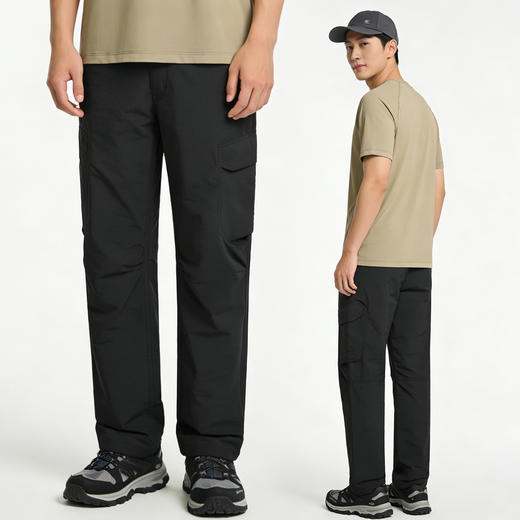 纳趣户外登山速干裤男款工装口袋耐磨弹力徒步运动裤 商品图5