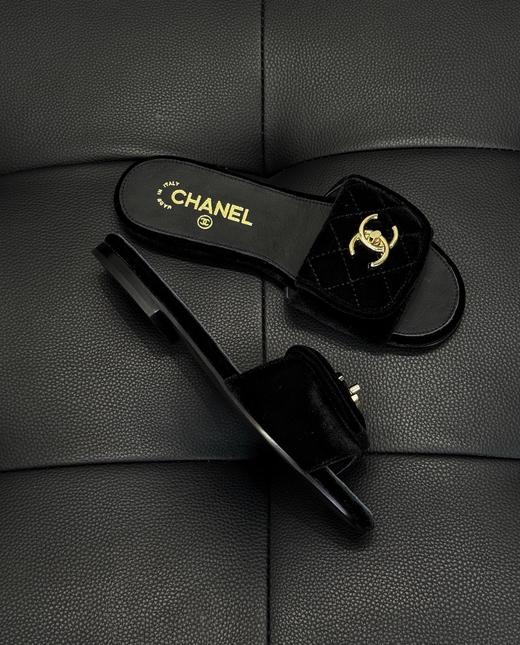 女款菱格丝绸凉拖鞋he025 商品图2