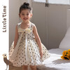 littletime2026春夏女童无袖波点连衣裙蝴蝶结背心裙洋气公主裙 商品缩略图3