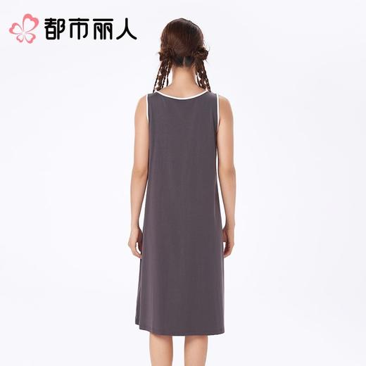 都市丽人睡衣女士睡衣薄家居服睡衣女士棉质背心裙有杯垫背心裙女装睡裙LHC6A4 商品图2