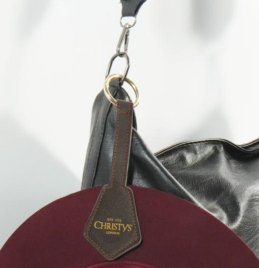 Christys'英国皇室品牌 棕色 高端牛皮定制帽夹100%牛皮 商品图3