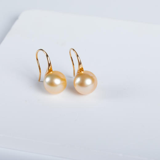 ⁶孤品：【南洋金珍珠】18K金钻石耳饰，10.1/10.3MM，编号EGS1，出证书，48小时鉴赏期——SS06-CR-YMZZ【HOT】 商品图1