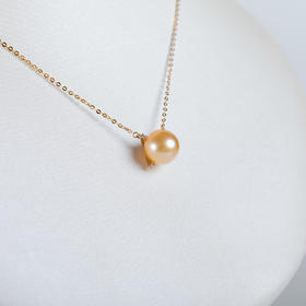 ⁶孤品：【南洋金珍珠】18K金钻石项链，10.8MM，编号DZS23，送银链，出证书，48小时鉴赏期——SS06-CR-YMZZ【HOT】