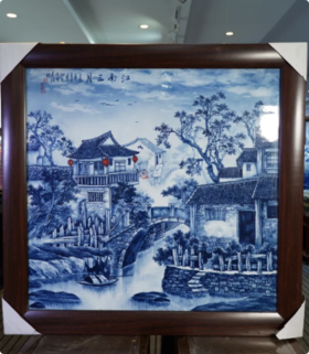 江南三月瓷板