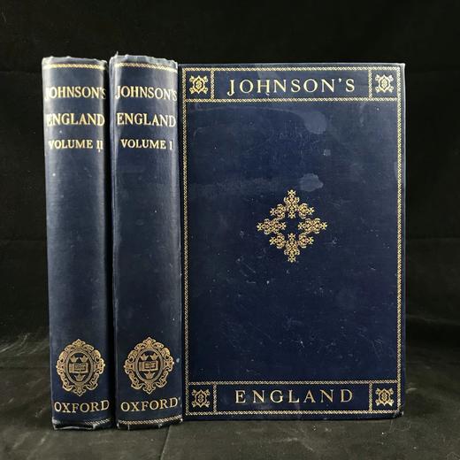 1933年 约翰逊时代的英格兰（全2卷） 158幅插图 漆布精装18开 商品图0