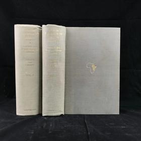 1952年 东非与东北非鸟类图鉴（全2卷） 数百幅插图 漆布精装大32开