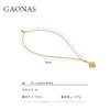 GAONAS   图腾迷恋 贵气老钱金色项链11939XGO 商品缩略图3
