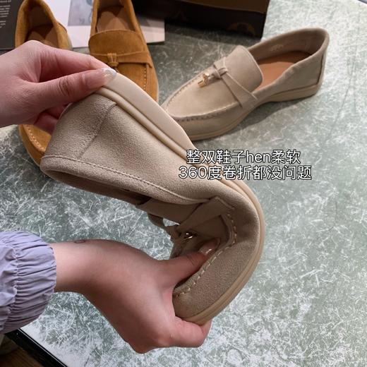 老钱风英伦锁扣真皮乐福鞋复古小皮鞋！一脚蹬单鞋女2026新款！ 商品图3