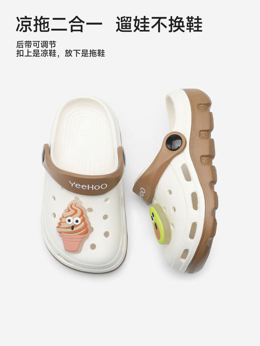英氏儿童鞋子男女童学步鞋夏季新款透气软底洞洞鞋YFXFJ2S039A YFXFJ2S040A 商品图3