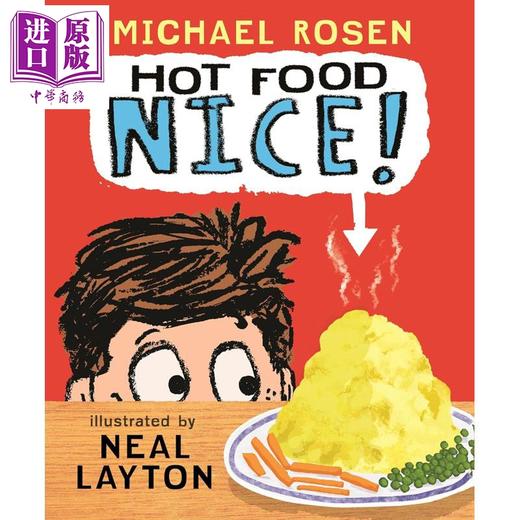 预售 【中商原版】罗森爷爷 爸爸与烫土豆 Michael Rosen Hot Food Nice 英文原版 儿童绘本 爆笑故事图画书 进口亲子童书 3-7岁 商品图0