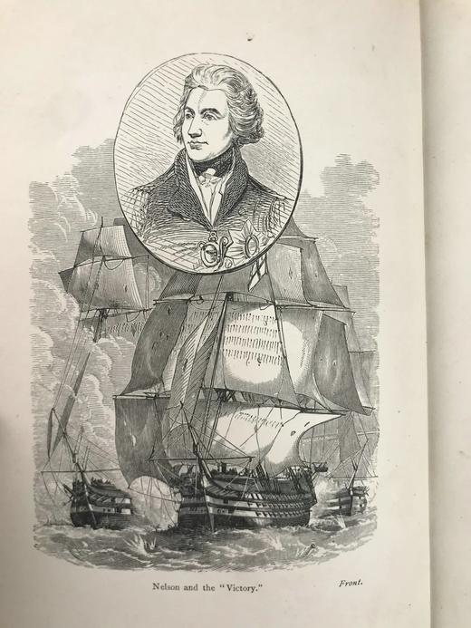 工坊特装本！约1890年代 英国海军重大战役史 配多幅彩色版画插图 全真皮精装32开 商品图4