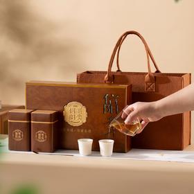 信阳名片【木盒.2听毛尖+茶勺】40元1套.整箱14套