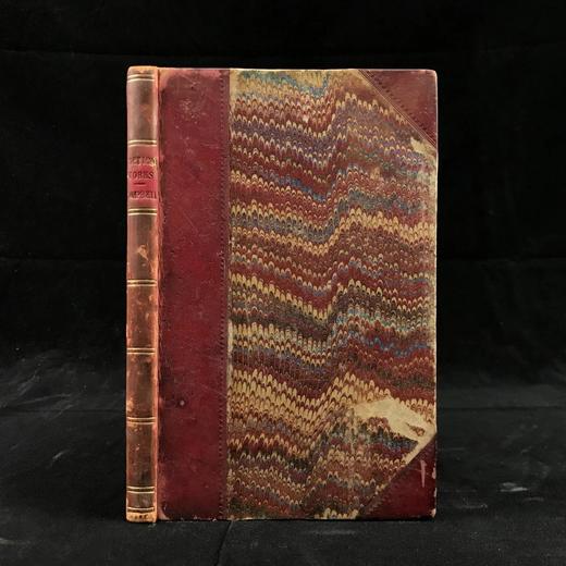 约19世纪后期 托马斯·坎贝尔诗集 3幅铜版插图 真皮精装64开 商品图0