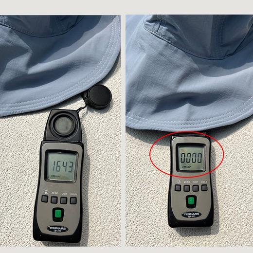 雀说赵露思同款防晒帽黑胶大檐防紫外线鸭舌帽女夏薄款遮阳帽子渔夫帽WAL 商品图1