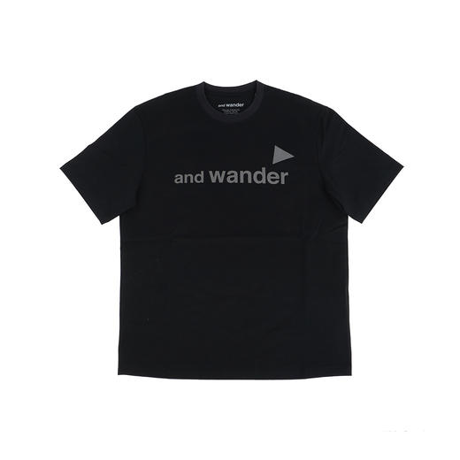 and wander Ref T (M)男装反光LOGO圆领短袖T恤 商品图4