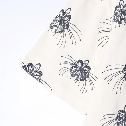 SDSA男装2026新款高贵轻奢潮牌扎染撞色满印花卉圆领短袖T恤百搭 商品图2