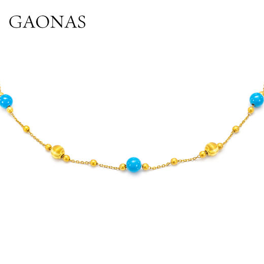 GAONAS 景泰之韵 贵气老钱度假风多功能项链11950XB 商品图2