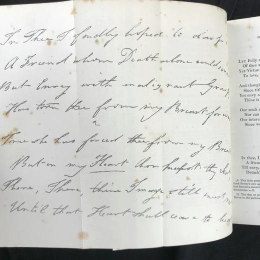 1866年 拜伦诗集（全10卷） 卷首配插图 全真皮精装36开 商品图5