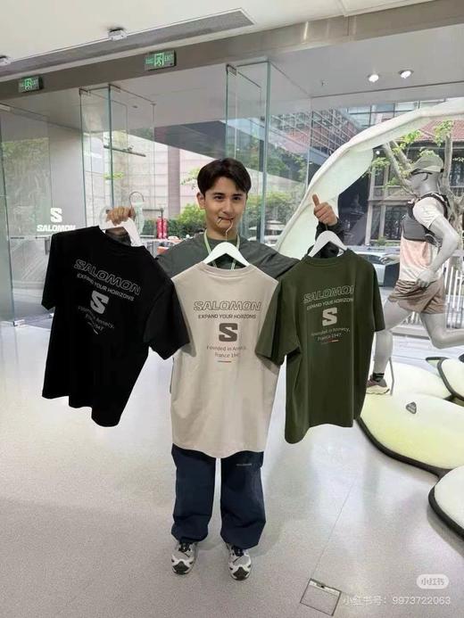 萨洛蒙户外男款夏都市风尚潮流短袖T恤 商品图2