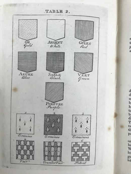 1845年 休·克拉克《纹章学导论》 48幅版画插图 漆布精装36开 商品图9