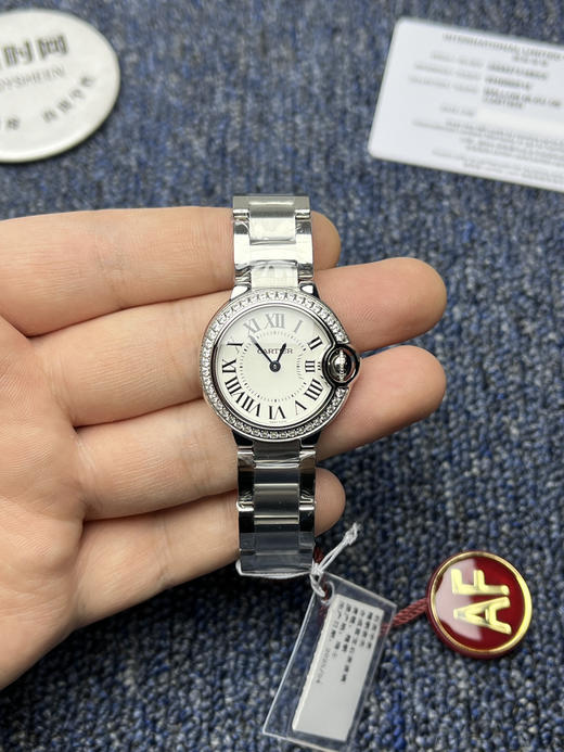 AF卡地亚蓝气球系列 小号28mm【钻圈款】女士腕表 商品图1