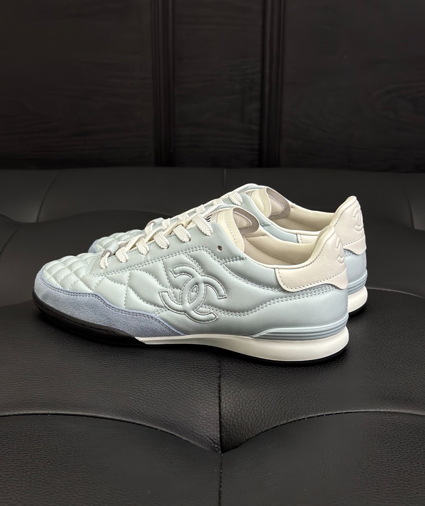 女款圆头系带平底德训鞋la025