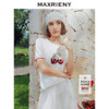 【李兰迪同款】MAXRIENY甜美风樱桃钉珠绣花短袖毛衫收腰系带上衣(货号:MC86SW267) 商品缩略图0