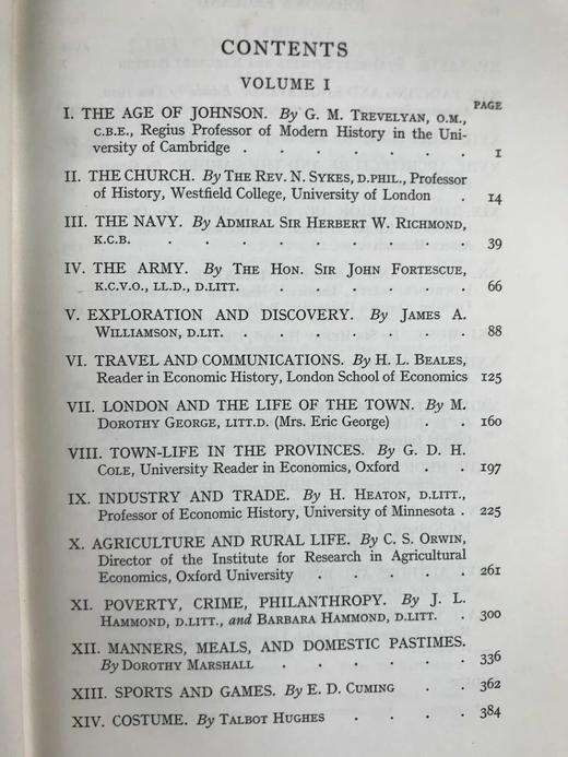 1933年 约翰逊时代的英格兰（全2卷） 158幅插图 漆布精装18开 商品图3