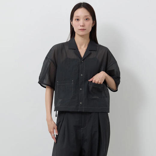 and wander sheer ripstop SS shirts 机能性面料女装超轻短上衣 商品图0
