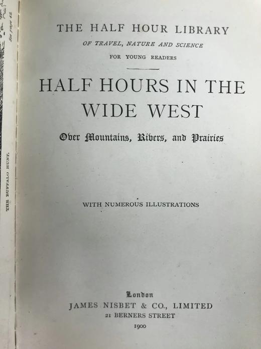1900年 美国西部漫游记 数十幅精美版画插图 全真皮精装36开 商品图3