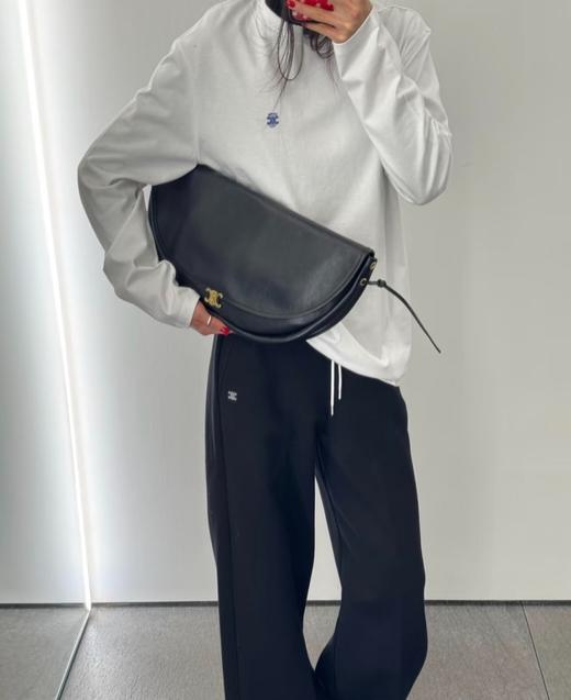 女款logo刺绣长袖T恤ba008 商品图3