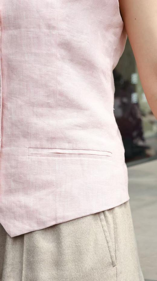 雾里朝夕|经典格调亚麻马甲套装（法国进口亚麻） 商品图6