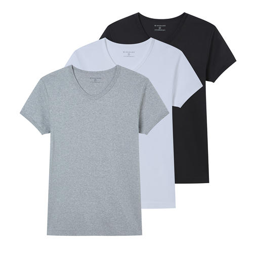 佐丹奴男装【三人行】纯色短袖T01246026 商品图0