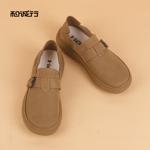 和诚行2026春季新款轻便一脚蹬懒人鞋时尚通勤百搭运动男式休闲鞋0930277 商品图4