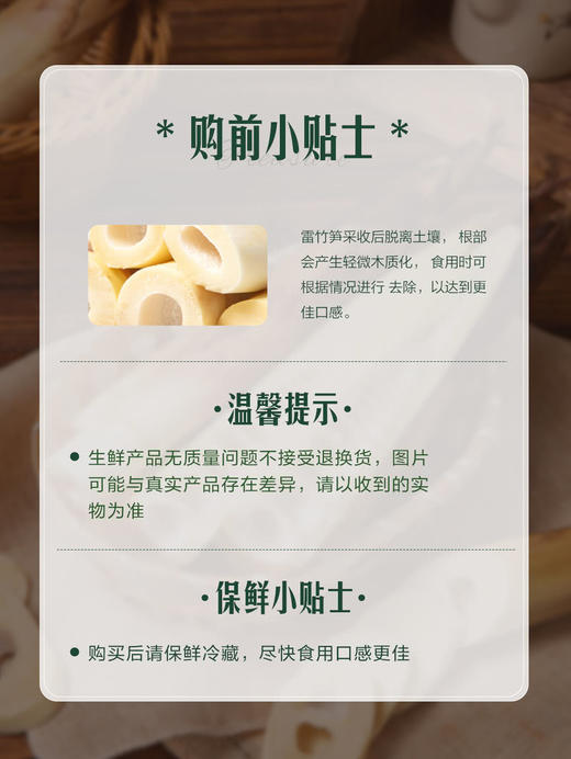 MM 山姆 雷竹笋（春笋）600g 商品图6