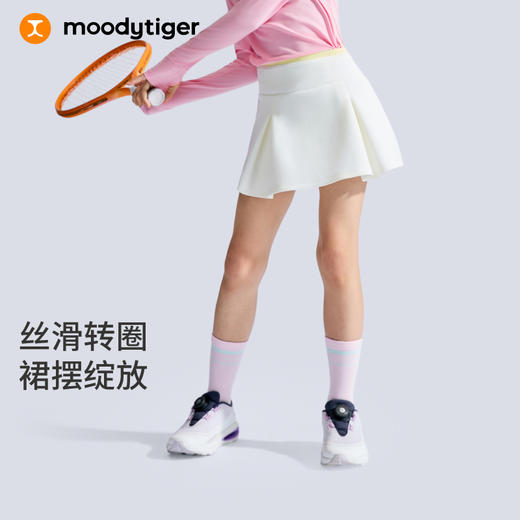 moodytiger【奶皮家族】运动风短裙时尚百搭半身裙子53211803 商品图1