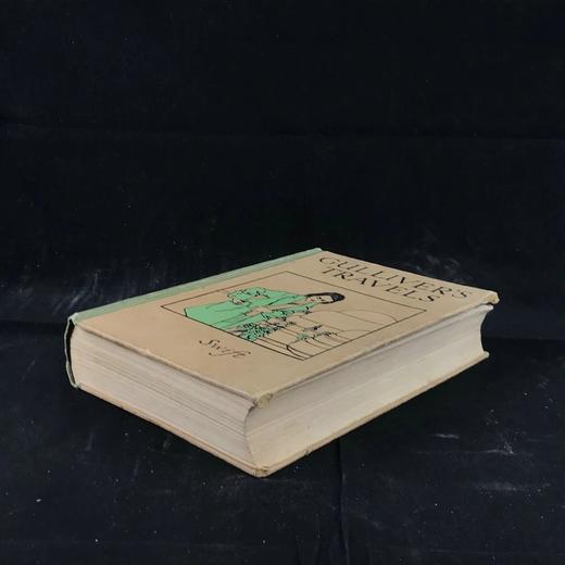 约20世纪早期 格列佛游记 Gordon Browne 百余幅插图（8幅彩色） 漆布精装32开 商品图1