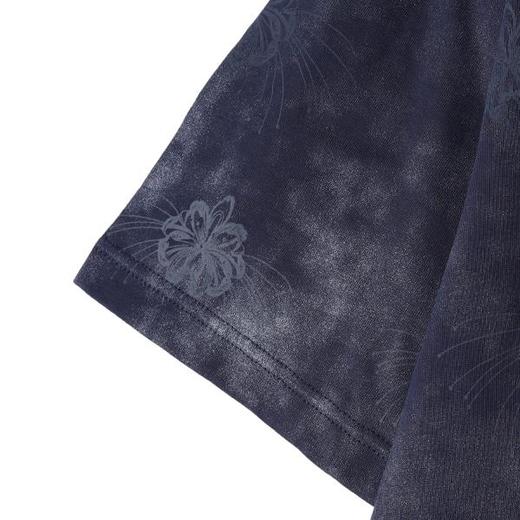 SDSA男装2026新款高贵轻奢潮牌扎染撞色满印花卉圆领短袖T恤百搭 商品图2