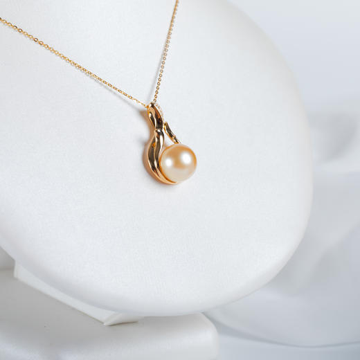 ⁶孤品：【南洋金珍珠】18K金钻石吊坠，12.1MM，编号DZS24，送银链，出证书，48小时鉴赏期——SS06-CR-YMZZ【HOT】 商品图0