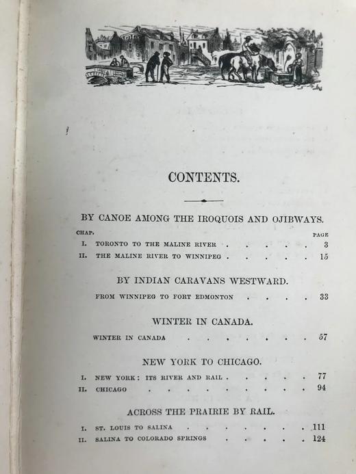 1900年 美国西部漫游记 数十幅精美版画插图 全真皮精装36开 商品图4