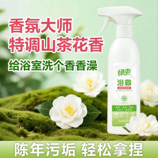 绿伞浴霸强力去污浴霸清洁剂快速溶解污渍家用宿舍母婴山茶花香 商品图8