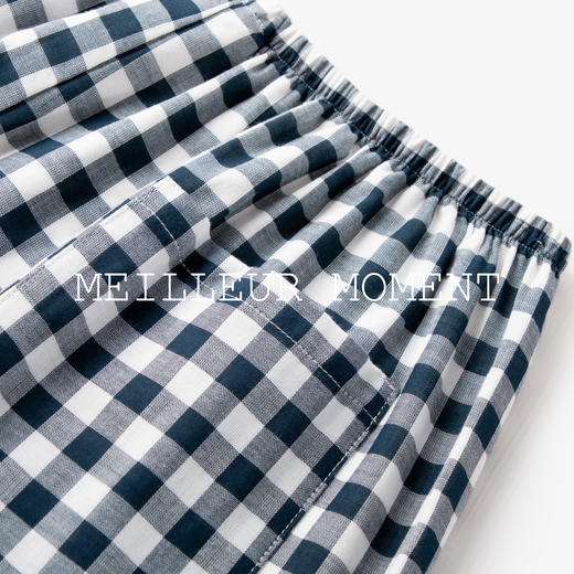 【积分换购不退货】【男装】MM麦檬格纹家居服8C4120011-H 商品图3