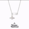 【盛夏闪耀 土星漫游】Vivienne Westwood/西太后 土星别针项链 银色 TX005 商品缩略图3