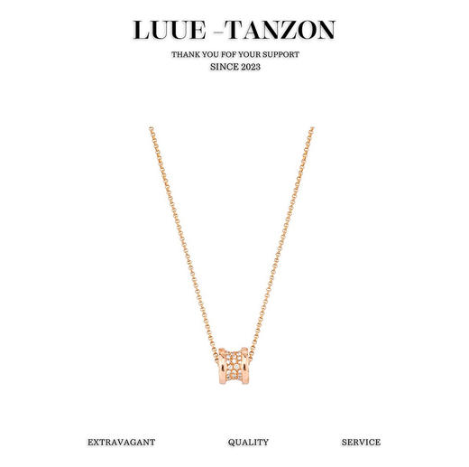 宝格丽-钻圈小蛮腰项链小号 商品图0