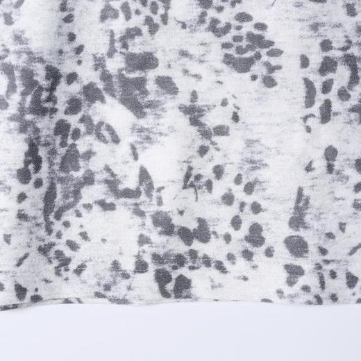 夏季高级感新款男士豹纹清新色调品味韩系圆领短袖T恤百搭时尚 商品图3