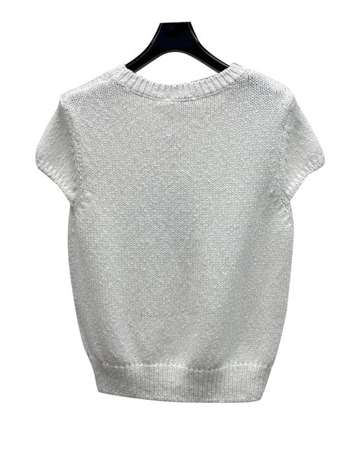 女款logo刺绣短袖针织衫ba025 商品图1