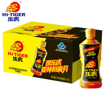 乐虎（HI-TIGER）运动春游抗疲劳牛磺酸型氨基酸维生素功能饮料380ml*15瓶整箱 /水饮冲调 /饮料 /功能饮料 商品图6