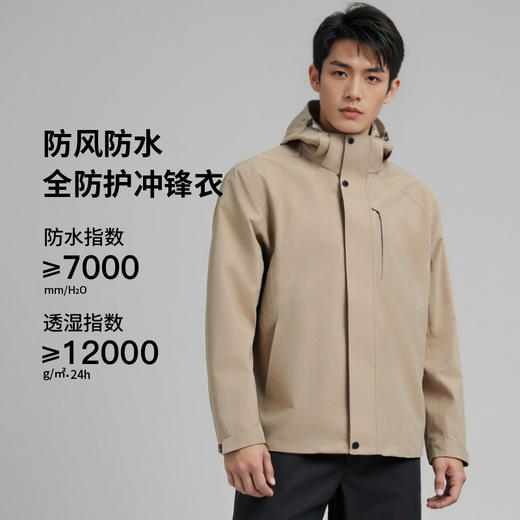 蓝途 2518软壳商务三合一冲锋衣 商品图0